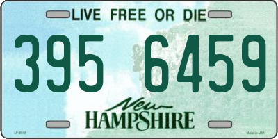 NH license plate 3956459