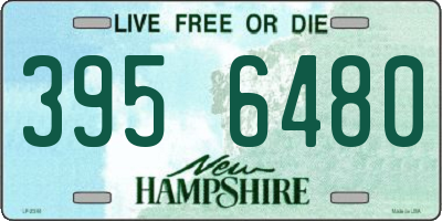 NH license plate 3956480