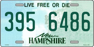 NH license plate 3956486