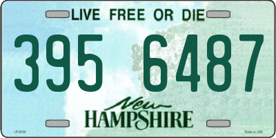 NH license plate 3956487