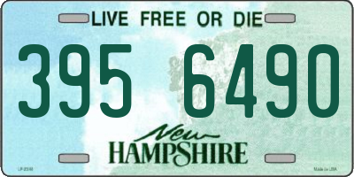 NH license plate 3956490