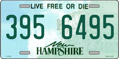 NH license plate 3956495