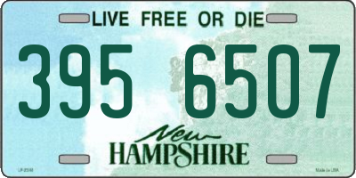 NH license plate 3956507