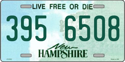 NH license plate 3956508