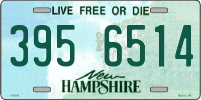 NH license plate 3956514