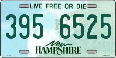 NH license plate 3956525