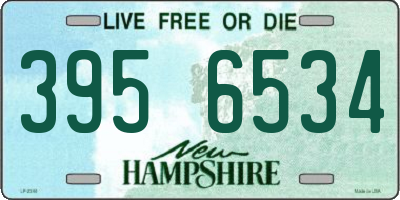 NH license plate 3956534