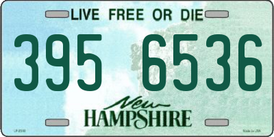 NH license plate 3956536