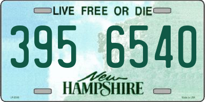 NH license plate 3956540