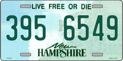 NH license plate 3956549