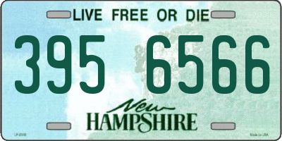NH license plate 3956566