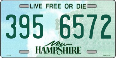 NH license plate 3956572