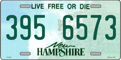 NH license plate 3956573