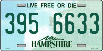 NH license plate 3956633