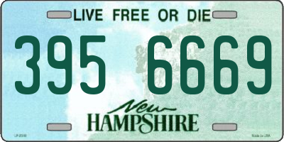 NH license plate 3956669