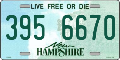 NH license plate 3956670