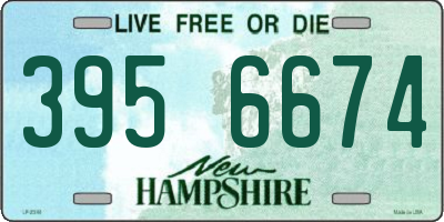 NH license plate 3956674