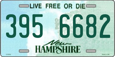 NH license plate 3956682