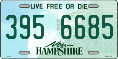 NH license plate 3956685
