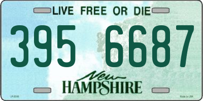 NH license plate 3956687