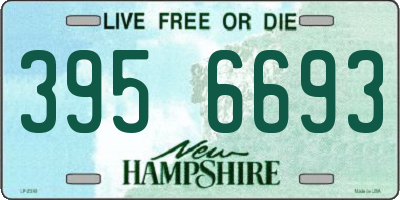 NH license plate 3956693