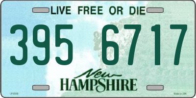 NH license plate 3956717