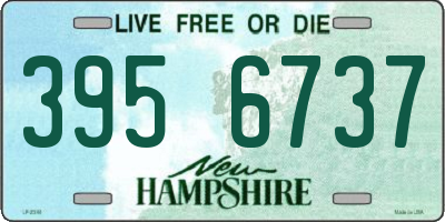 NH license plate 3956737