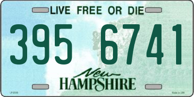 NH license plate 3956741
