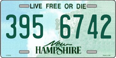 NH license plate 3956742