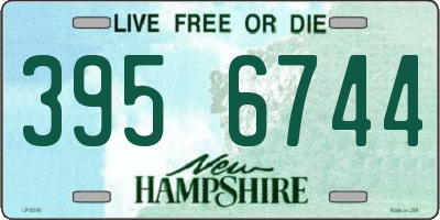 NH license plate 3956744