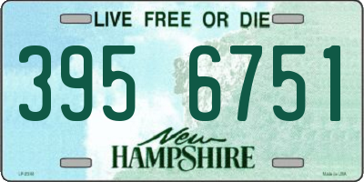 NH license plate 3956751