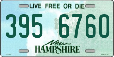 NH license plate 3956760