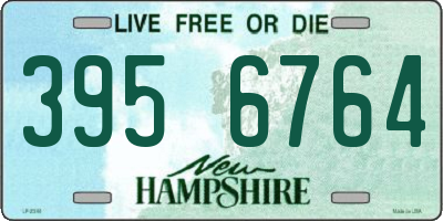 NH license plate 3956764