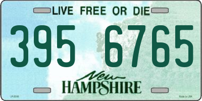 NH license plate 3956765