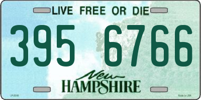 NH license plate 3956766