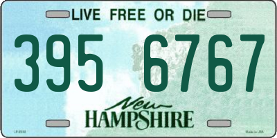 NH license plate 3956767