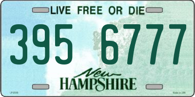 NH license plate 3956777