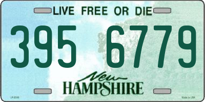 NH license plate 3956779