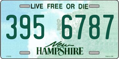 NH license plate 3956787