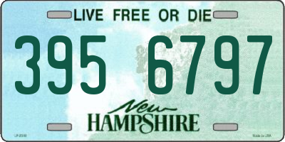 NH license plate 3956797