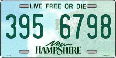 NH license plate 3956798