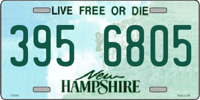 NH license plate 3956805
