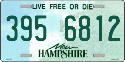 NH license plate 3956812