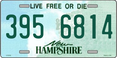 NH license plate 3956814