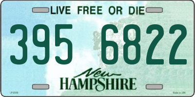 NH license plate 3956822