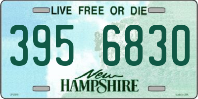 NH license plate 3956830