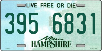 NH license plate 3956831