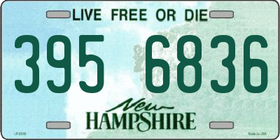 NH license plate 3956836