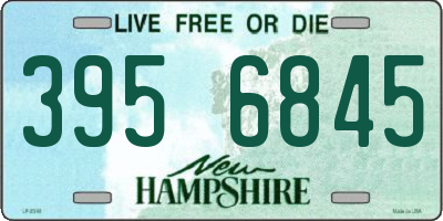 NH license plate 3956845