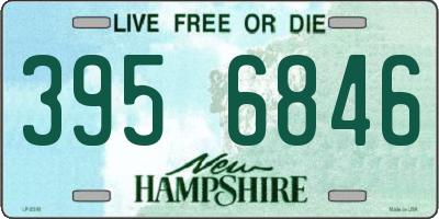 NH license plate 3956846